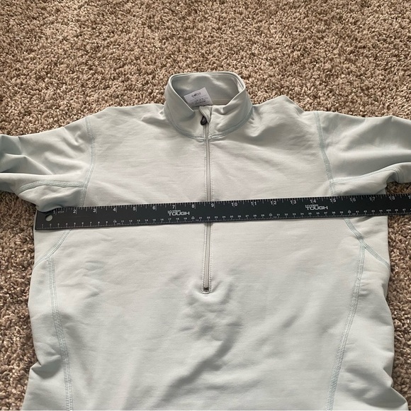 Patagonia Women’s 1/2 Zip Tech Pullover Top Cycling Pocket Sz Small Blue Gray - Picture 9 of 12